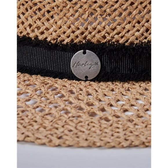 Hurley Women\'s Straw Hat - Santa Rosa Lightweight Wide Brim Panama Straw Sun Hat main image 4